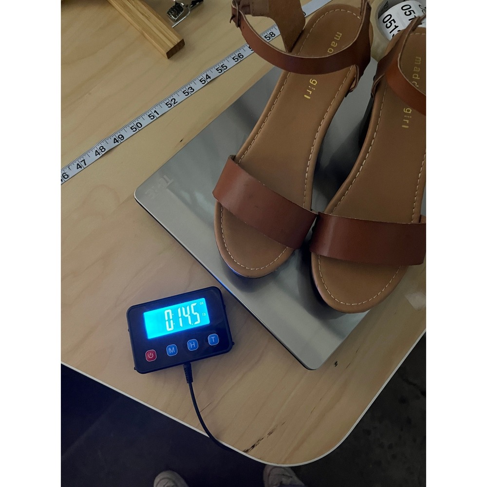 Madden Girl Womens Block Heels‎ 8.5 Brown Lightweight Wedding Guest Boho Cottage - Picture 11 of 11